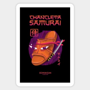 Chancleta samurai Dominican Edition Sticker